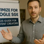 Optimize for Google SGE 2025 guide for content creators